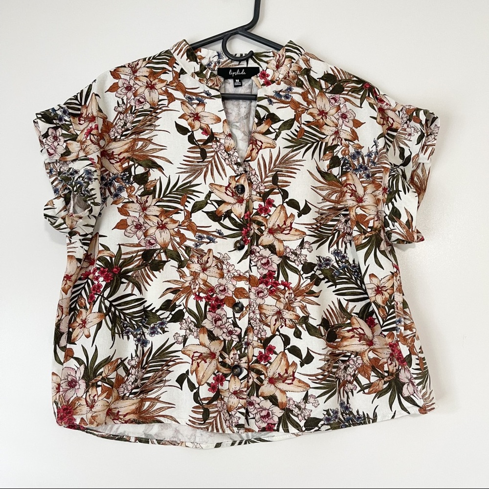 Trendy Tropical Blouse